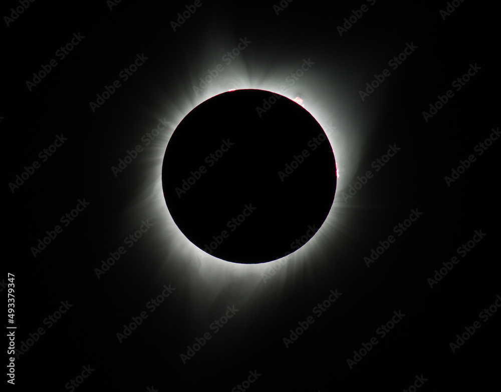 Foto solar eclipse full totality 2017 North America, Oregon