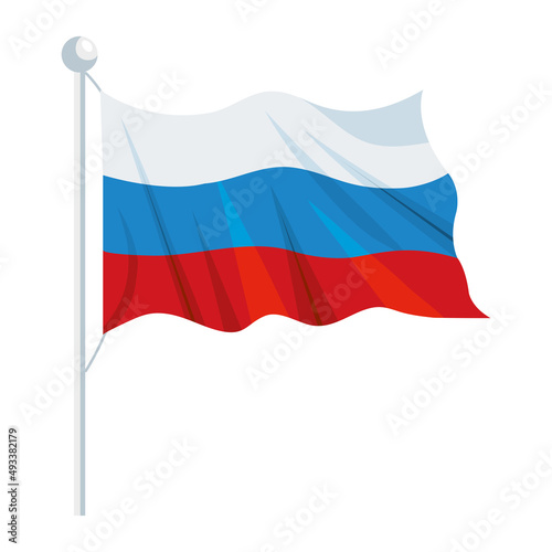 russian flag waving in pole Free Download russian flag waving in pole - GFXLoad