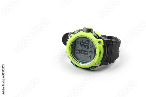 Quadro em tela Kids wristwatch with digital number