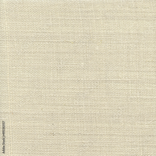 Light natural linen texture for the background with horizontal stripes