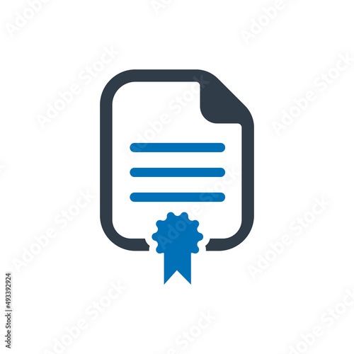 Contract license icon