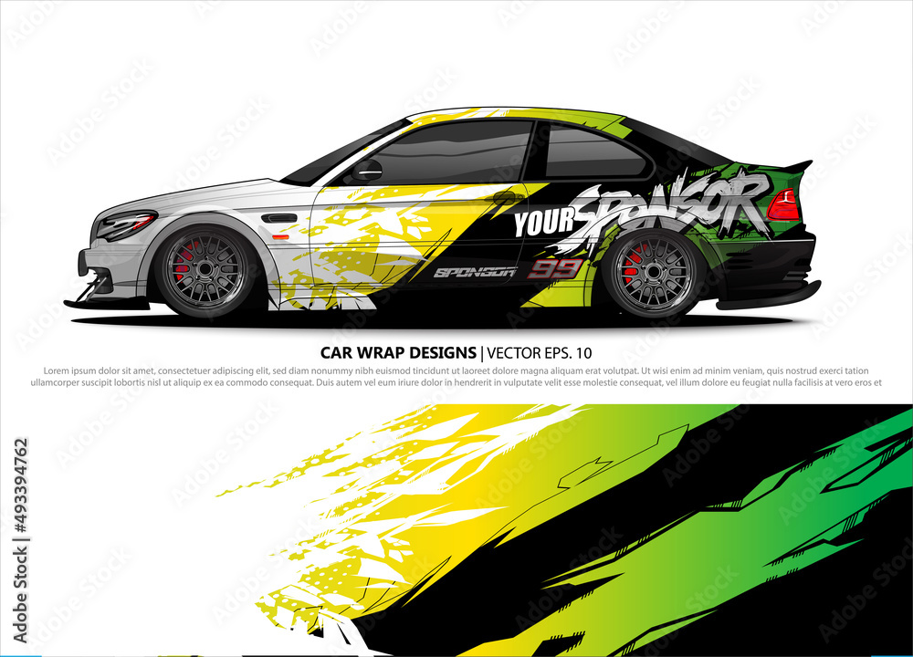 car wrap design. simple lines with abstract background vector concept for vehicle vinyl wrap and automotive decal livery car wrap design. simple lines with abstract background vector concept for vehicle vinyl wrap and automotive decal livery
