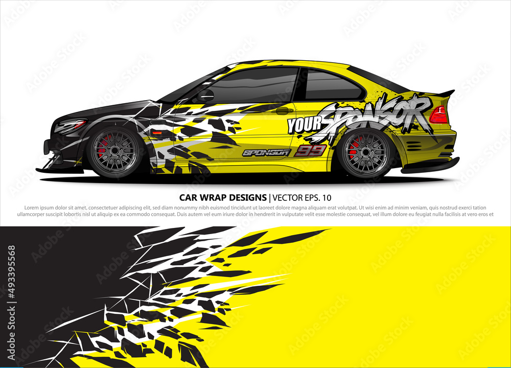 car wrap design. simple lines with abstract background vector concept for vehicle vinyl wrap and automotive decal livery car wrap design. simple lines with abstract background vector concept for vehicle vinyl wrap and automotive decal livery