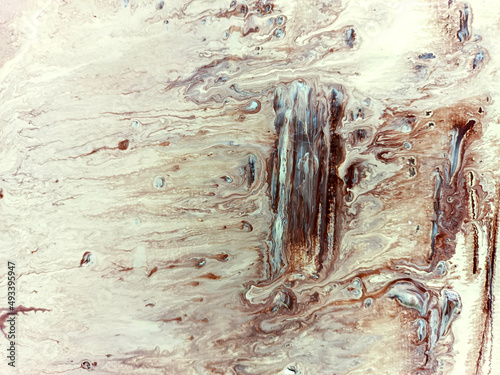 Abstract art background. Acrylic on linen. Warm colors. Soft brushstrokes of paint. Modern art. Contemporary art.