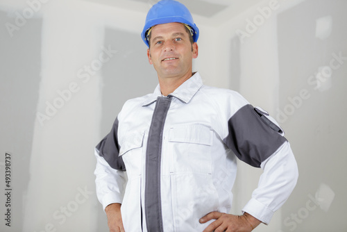 half length portrait of mature tradesman