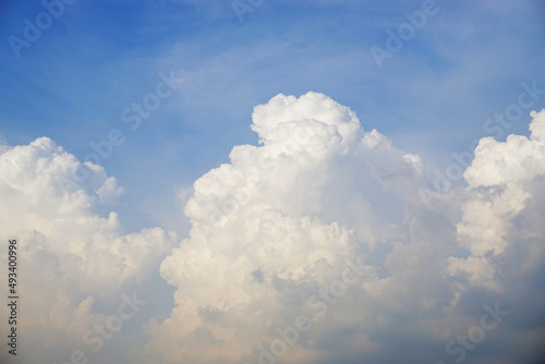 Nice clouds in blue sky, Nature