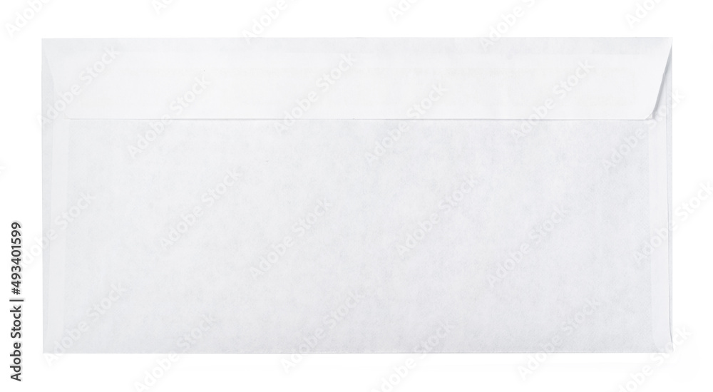Blank envelope isolated on white background Blank envelope isolated on white background