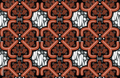 Batik Indonesian: is a technique of wax-resist dyeing applied to whole cloth, or cloth made using this technique originated from Indonesia.