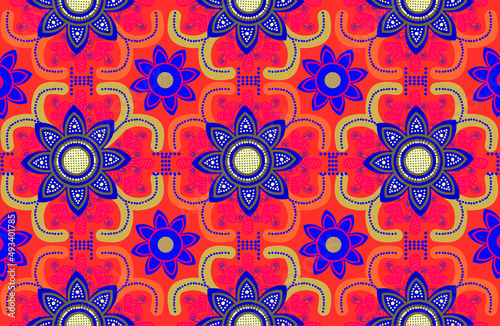 Batik Indonesian: is a technique of wax-resist dyeing applied to whole cloth, or cloth made using this technique originated from Indonesia.