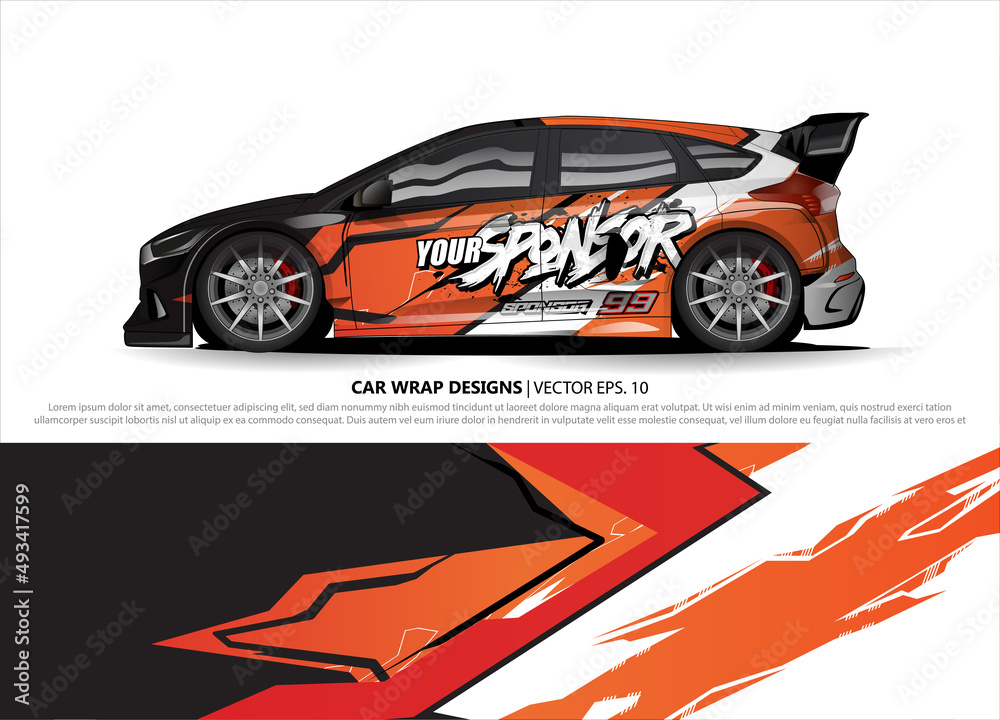 car graphic background vector. abstract lines vector with modern camouflage design concept  for truck and vehicles graphics vinyl wrap 
