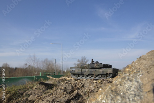 Panzer in Wartestellung