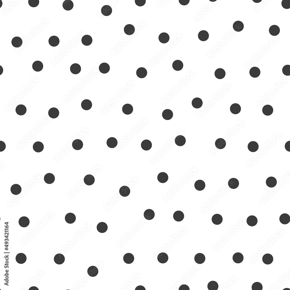 Seamless polka dot pink pattern with circles Seamless polka dot pink pattern with circles