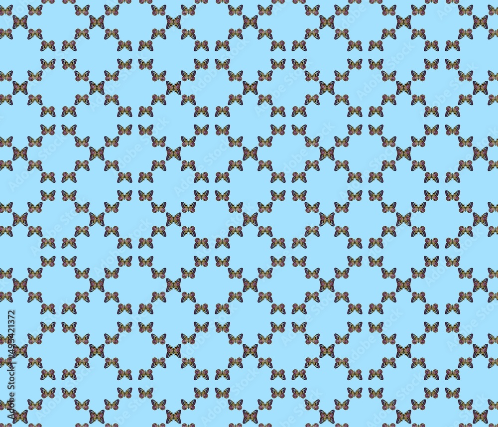 butterfly pattern texture on a blue background butterfly pattern texture on a blue background