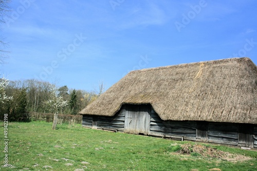 large traditional barn in Bokrijk, Genk, Belgium