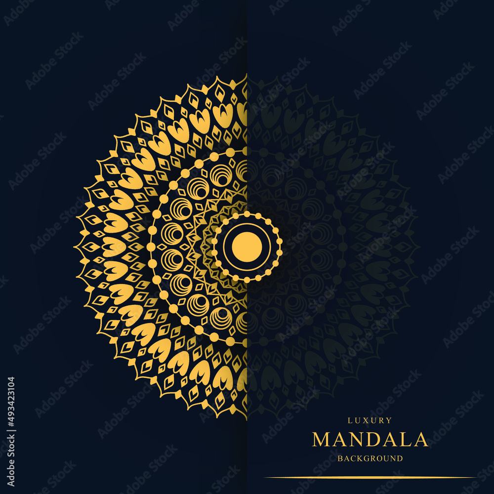 Luxury background vector mandala vector in illustration premium vector ...