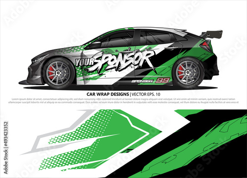 car graphic background vector. abstract lines vector with modern camouflage design concept  for truck and vehicles graphics vinyl wrap  