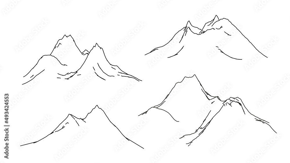The Mighty Himalayas  Sketch  Sketches Everest Natural landmarks