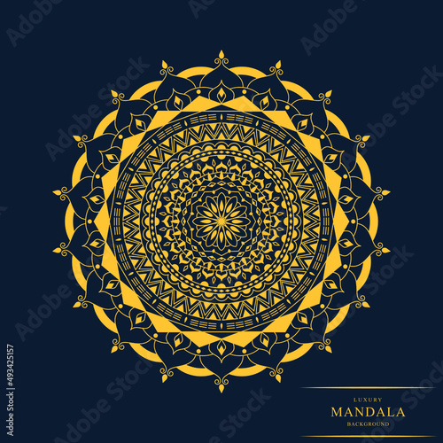 Luxury background vector mandala vector in illustration premium vector graphic design and digital art Premium Vector