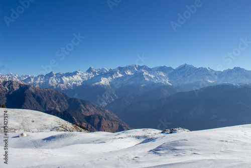 Snow-covered mountains © Ashish