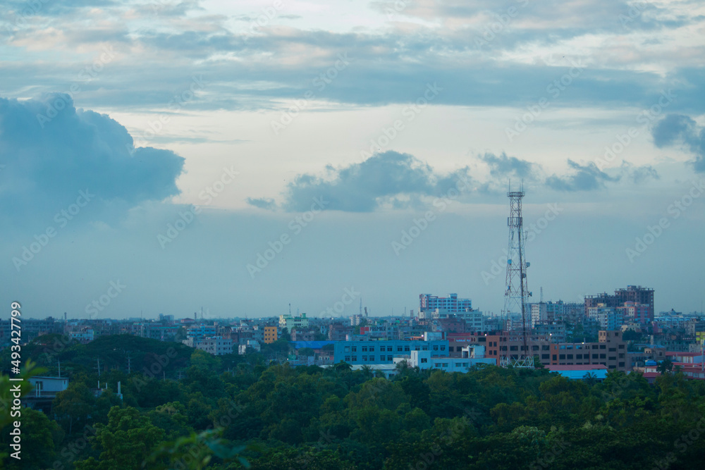 28-Jun-2020 Dhaka, Bangladesh.Building of dhaka city with city scraper in Bangladesh 28-Jun-2020 Dhaka, Bangladesh.Building of dhaka city with city scraper in Bangladesh