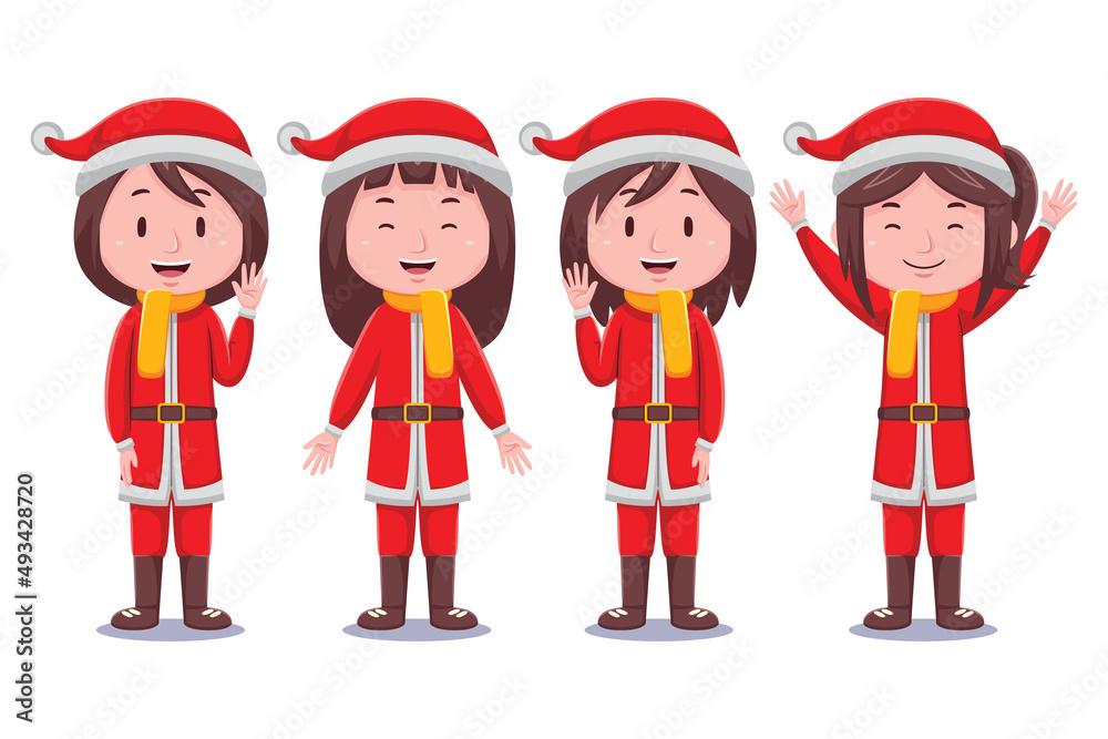 Crishtmas cute character 