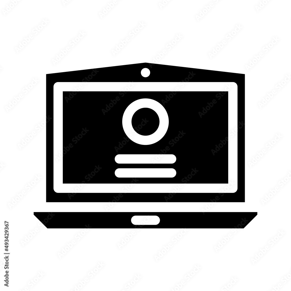 laptop digital computer glyph icon vector. laptop digital computer sign. isolated contour symbol black illustration laptop digital computer glyph icon vector. laptop digital computer sign. isolated contour symbol black illustration