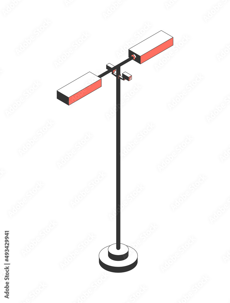 Parking Lamp Post Composition Parking Lamp Post Composition