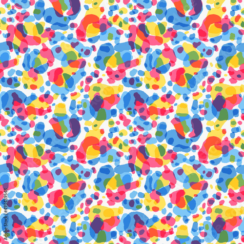 Seamless abstract pattern art. Texture with Hand Painted Crossing Brush Strokes for Print. Modern graphics.