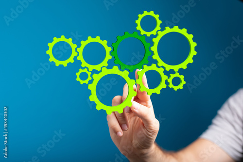 Green Technology Symbol 3d ...