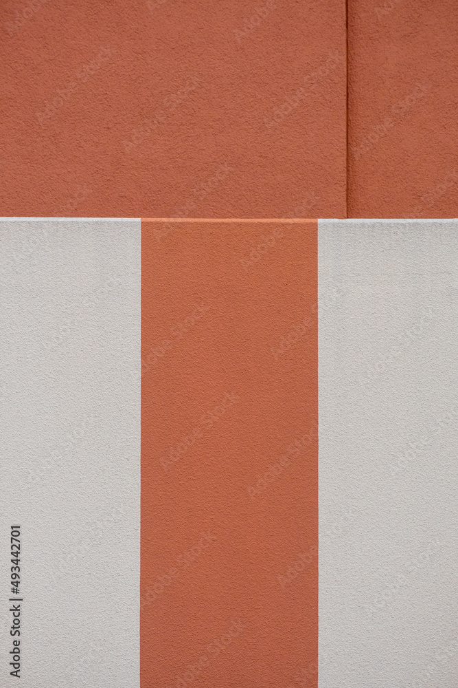 Fototapeta premium Abstrakt: Formen und Linien an einem Haus