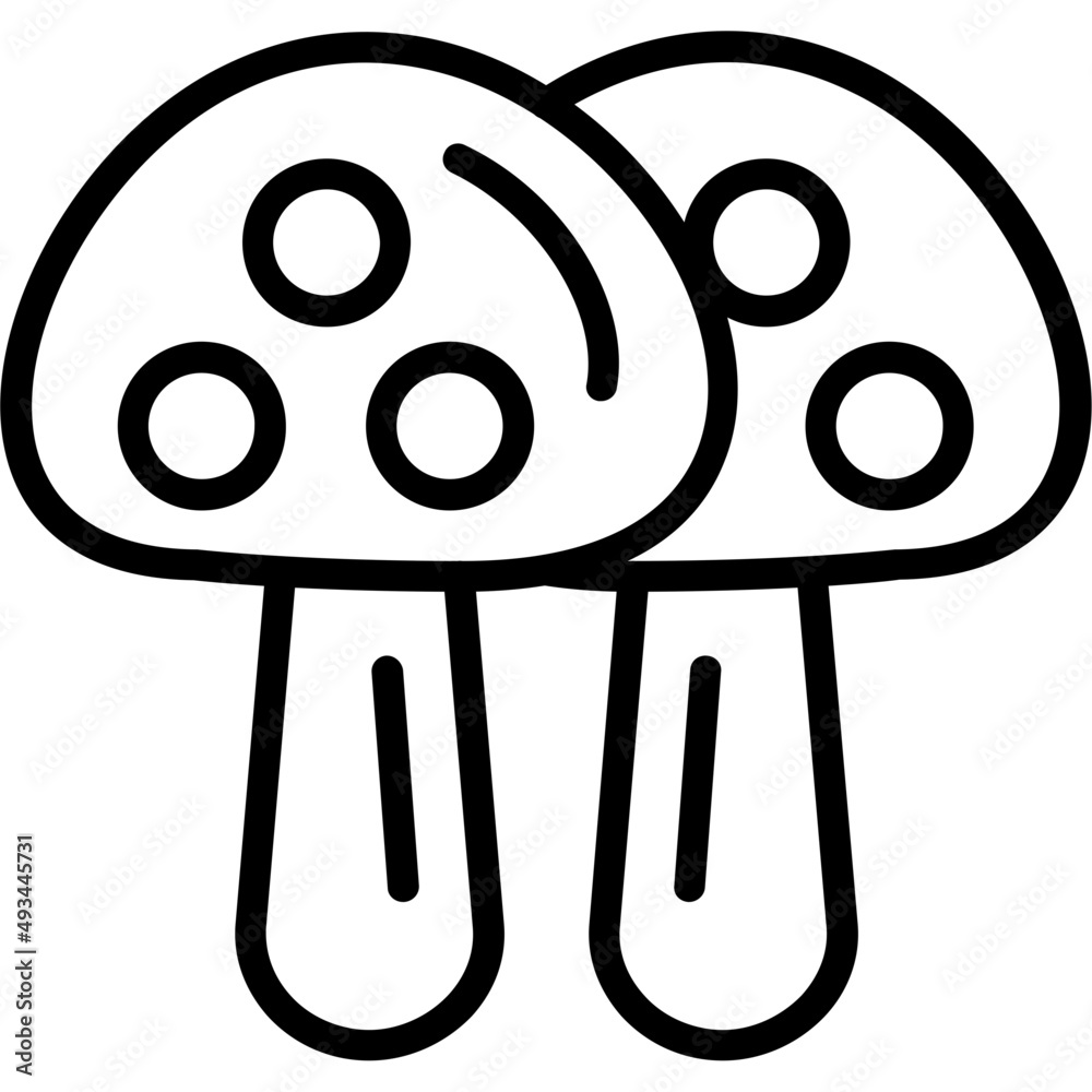 Obraz premium Mushroom Icon