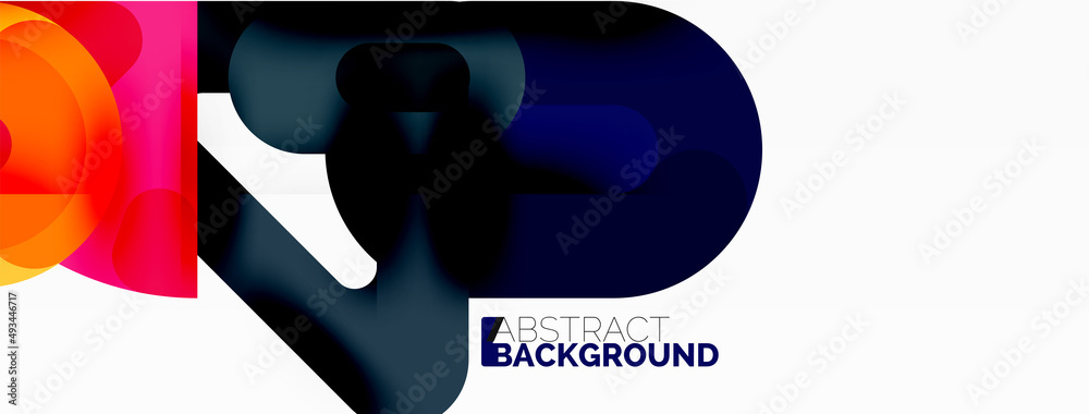 Creative geometric wallpaper. Circles, lines background. Business template for wallpaper, banner, background or landing Creative geometric wallpaper. Circles, lines background. Business template for wallpaper, banner, background or landing