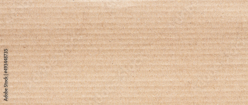 Corrugated cardboard paper background with Vertical Lines