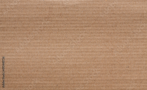 Corrugated cardboard paper background with Vertical Lines