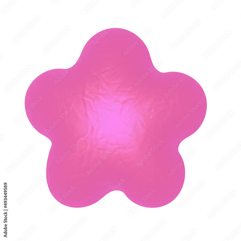 3d gold flower, 3d gold chocolate in floral shape, realistic illustration, vector. 3d gold flower, 3d gold chocolate in floral shape, realistic illustration, vector.