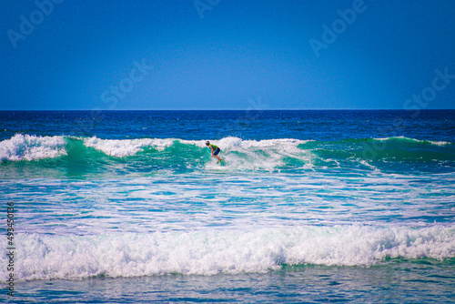 waves on the beach