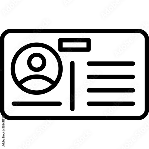 Business Card Icon