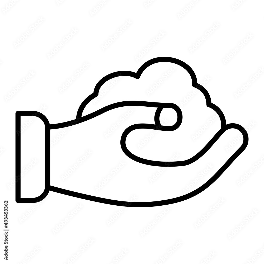 Compost Vector Outline Icon Isolated On White Background