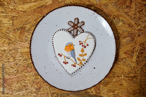 Obraz na płótnie workshops on creating and decorating artistic gingerbread icing w salonie