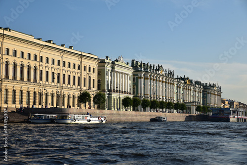 Sur les canaux de Saint-Pétersbourg. Russie