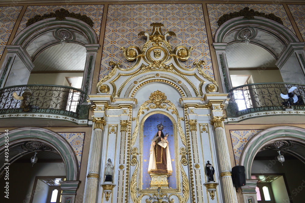 Arte barroca da igreja de Guaratinguetá