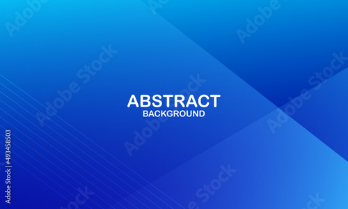 Abstract blue geometric background. Vector illustration