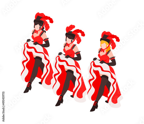 Cabaret Dance Group Composition