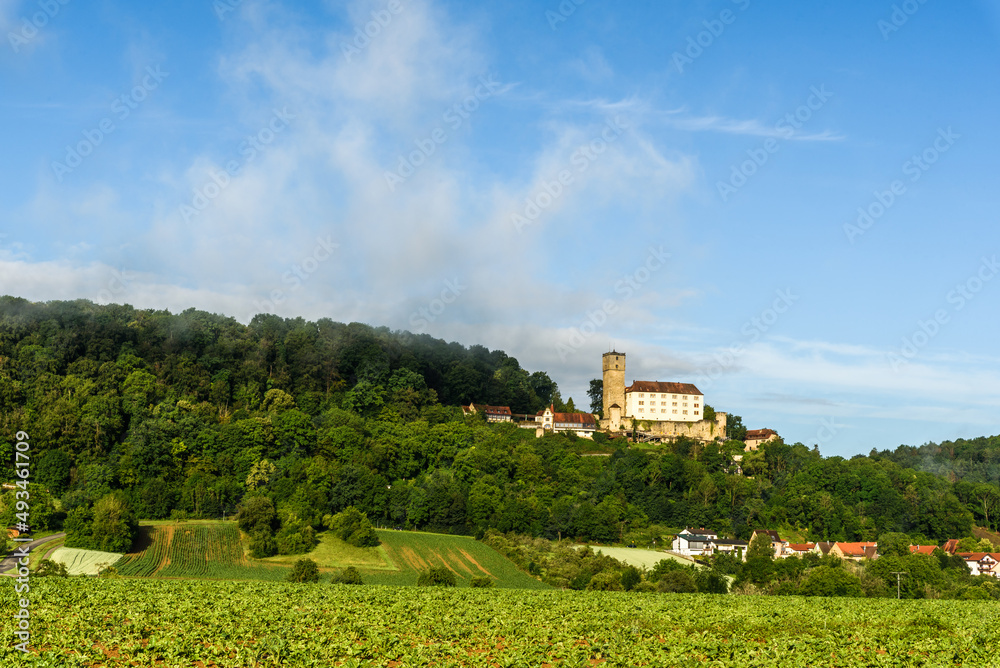 Burg Guttenberg, Haßmersheim, Neckartal, Baden-Württemberg, Deutschland