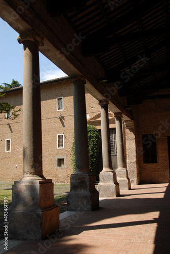 Rome, Italy - June 2000: View on Church of Sancta Maria Scala Coeli photo