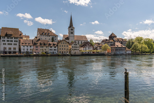 Diessenhofen am Rhein, Stadtpanorama, Kanton Thurgau, Schweiz