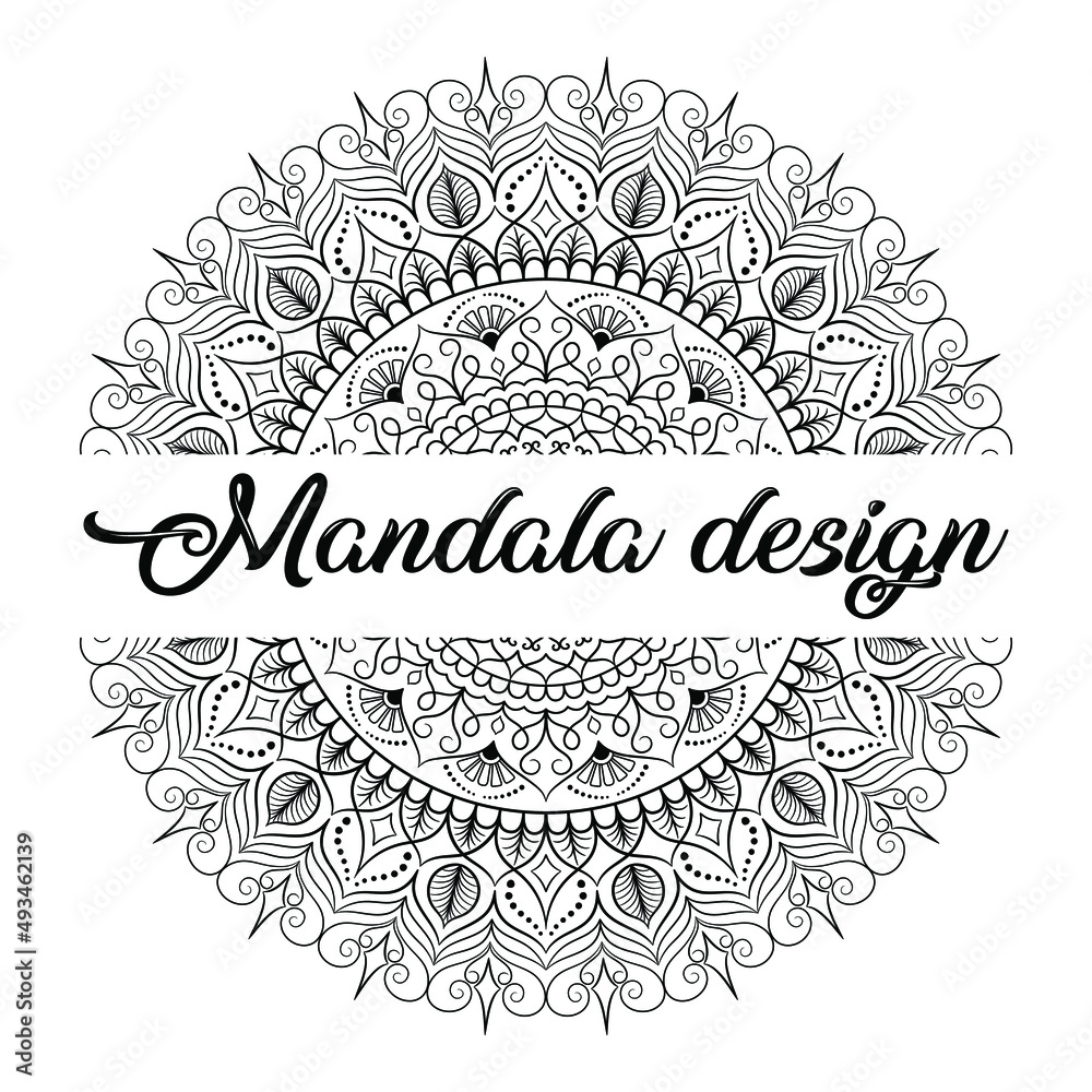 Mandalas for coloring book. Decorative round ornaments. Vintage decorative elements. Oriental pattern, vector illustration. mandala for Henna, Mehndi, tattoo, decoration.