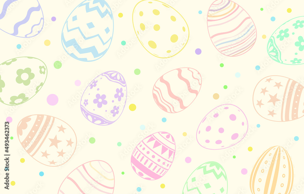 Happy Easter Day colorful egg beautiful pattern background Happy Easter Day colorful egg beautiful pattern background