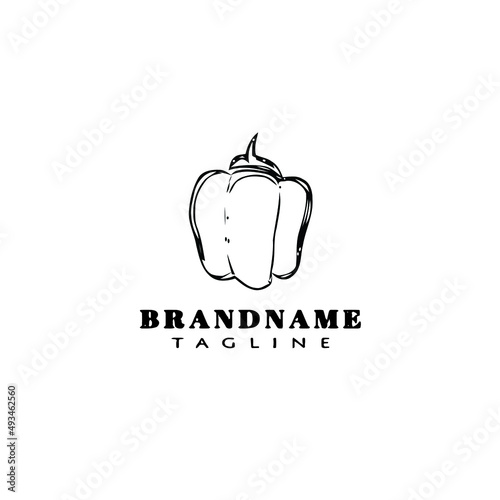 habanero chili peppers logo template icon vector illustration