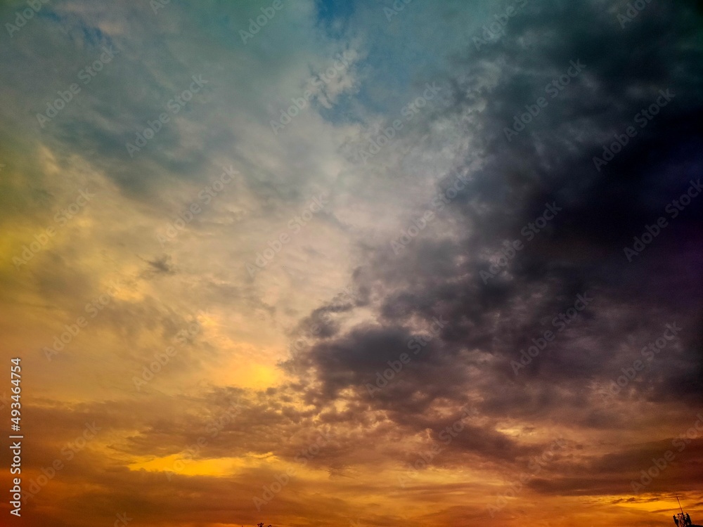 Obraz premium sky at sunset